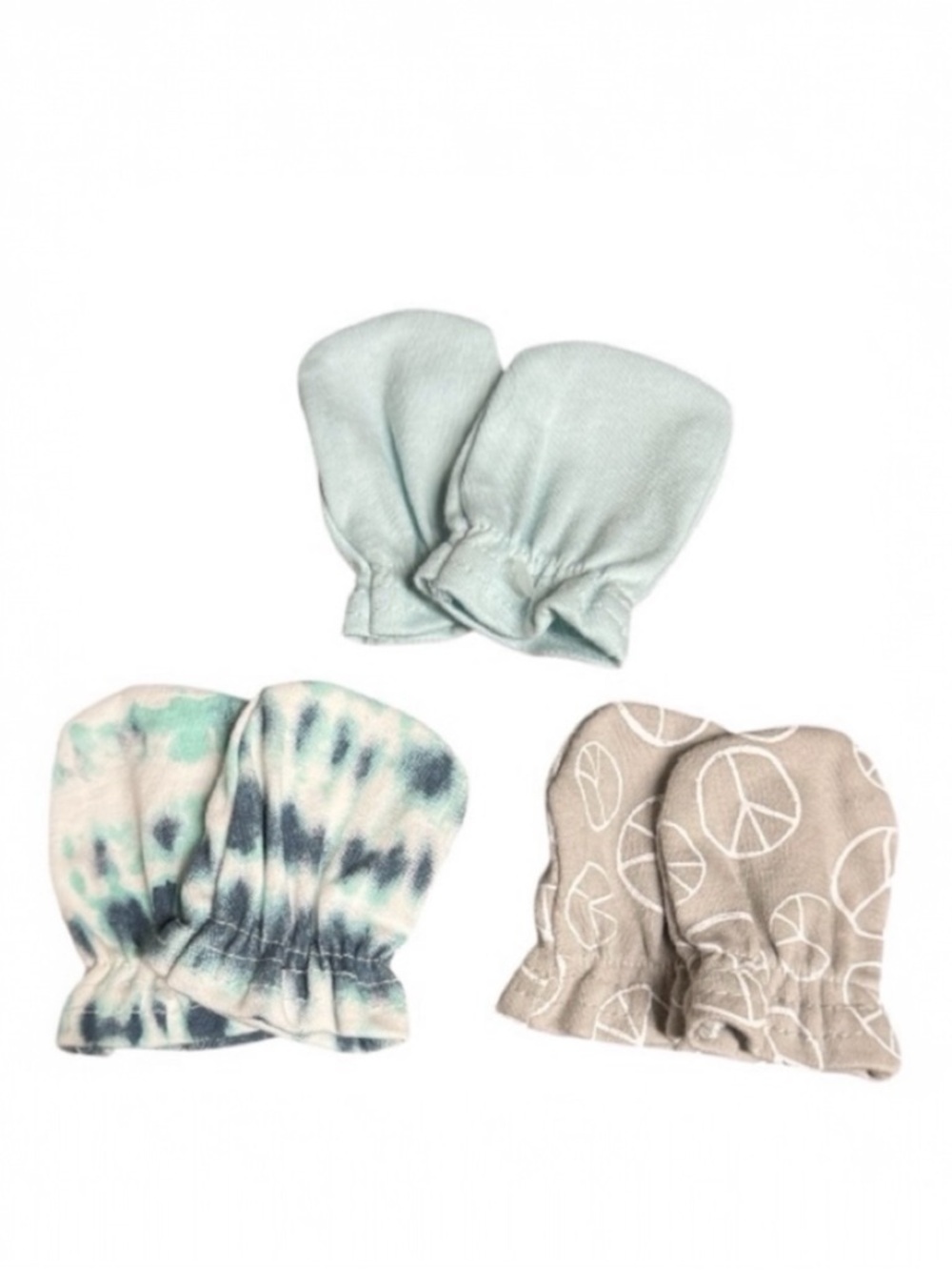 newborn infant mittens set of 3